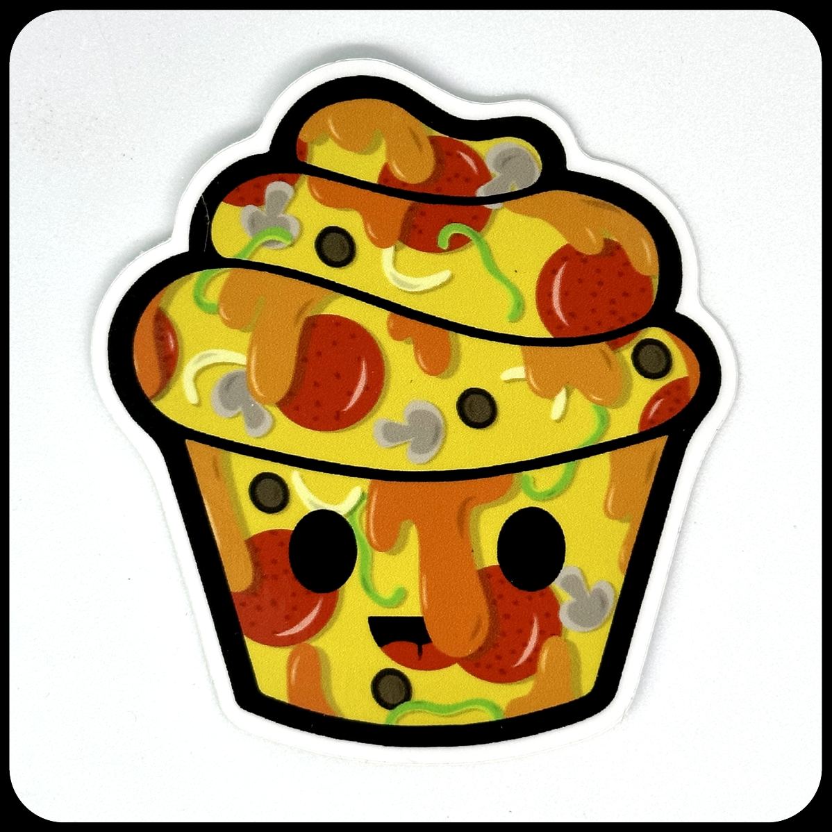 Sticker - Pizza Cake