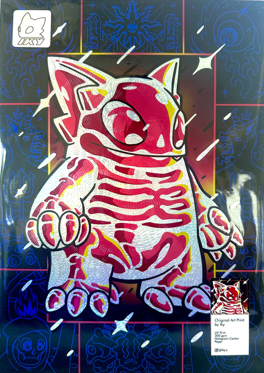 Oddy Bones Print