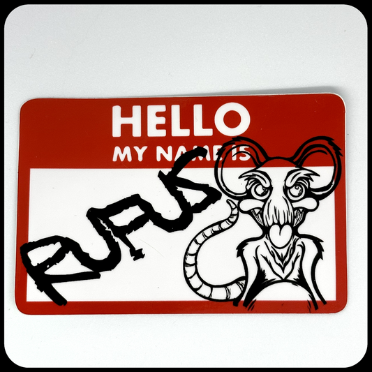 Sticker - Hello my name is